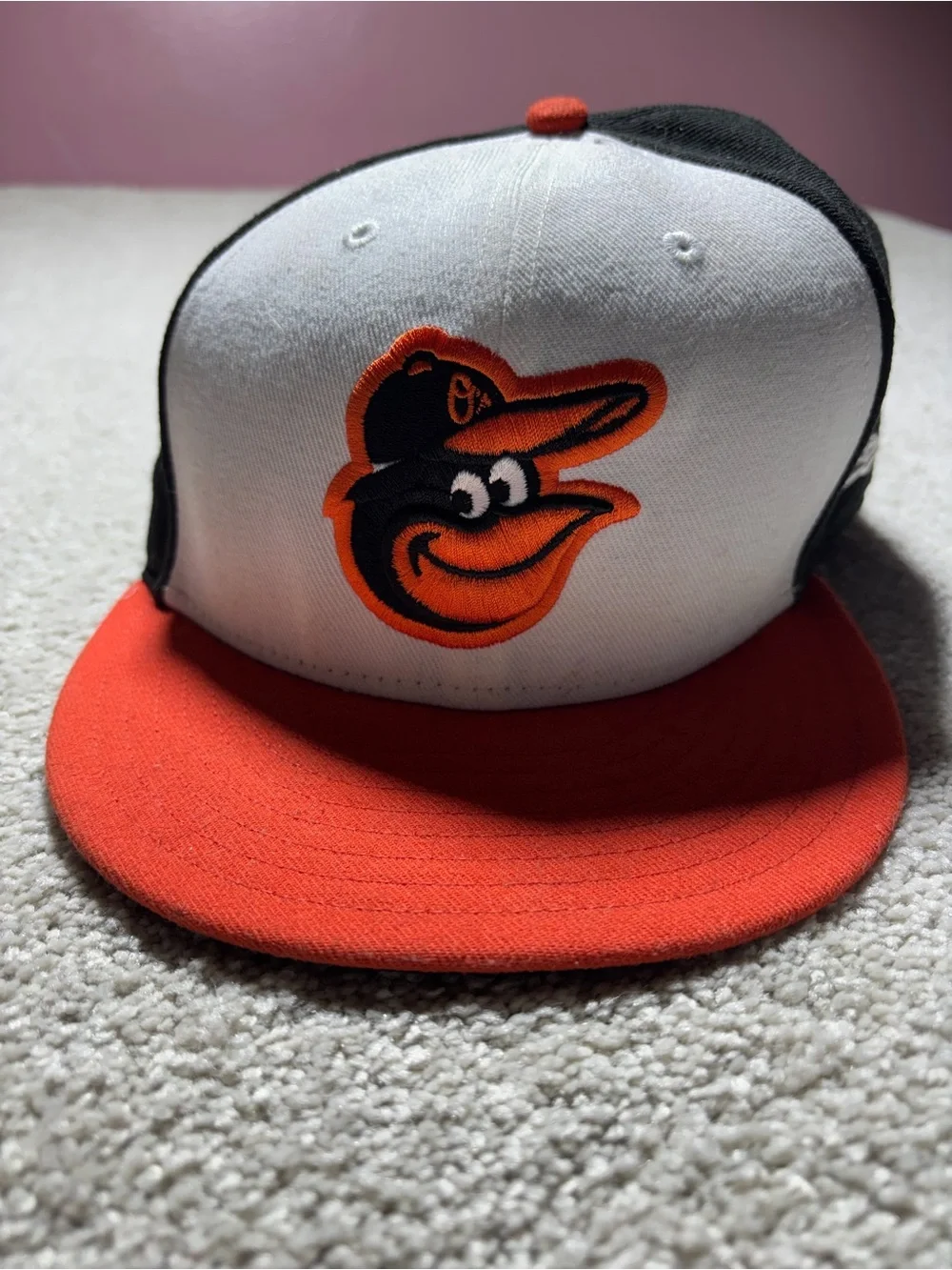 Baltimore Orioles MLB Authentic Fitted Cap Sz 8 On Field Hat New Era 59Fifty